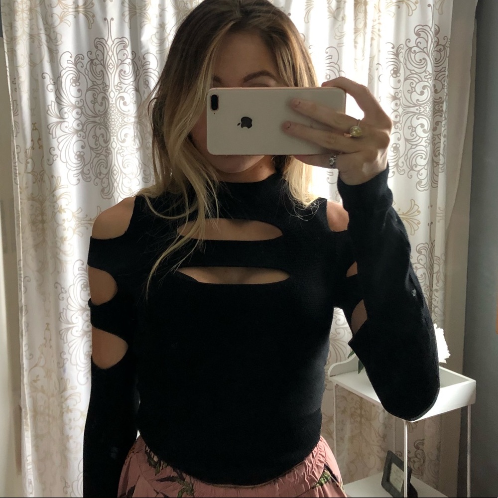 Never worn express black sweater